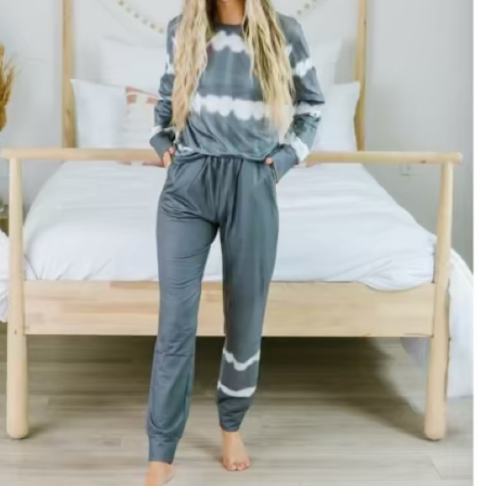 Brand New Grey and white PJ set